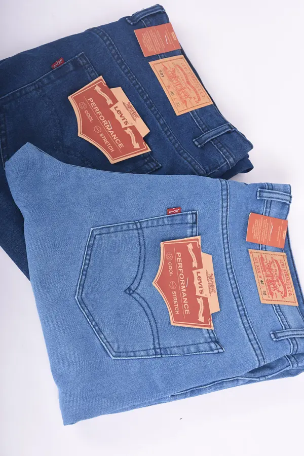 Pack 2 Levi's Regular Fit Ref-LV77252 ( Bleu clair +Bleu Foncé )