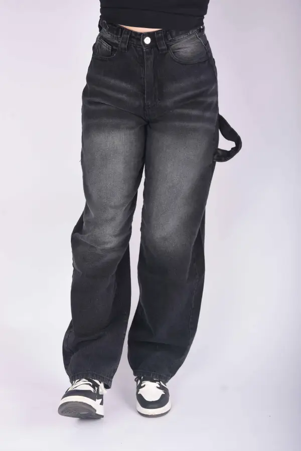 Jean baggy carpenter Ref-3551 ( Noir )