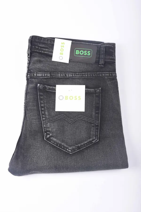 Jean Homme Boss Coupe Normal Ref-BS5333 ( Noir )