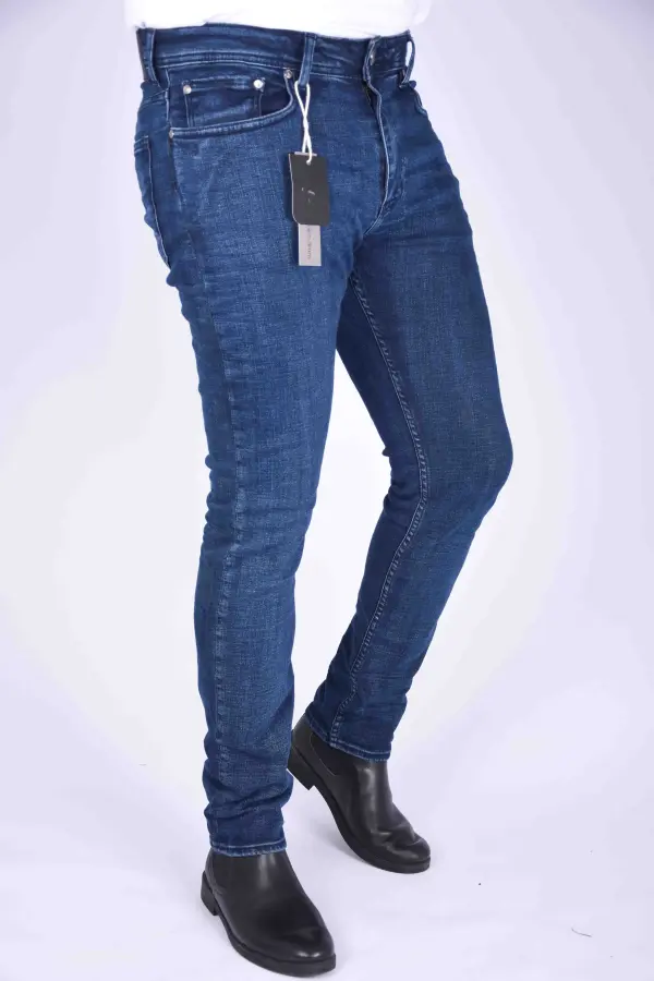 Jean Calvin Klein Bleu Coupe Normale ref-ck2200 (Bleu)